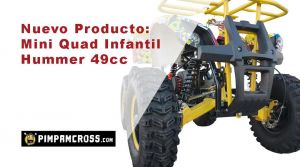 ¿Conoces Nuestro Nuevo Mini Quad Infantil Hummer 49cc?