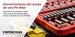 Mantenimiento del aceite de una Pit Bike