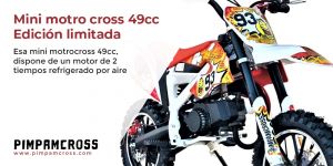 Mini motro cross 49cc Edición limitada