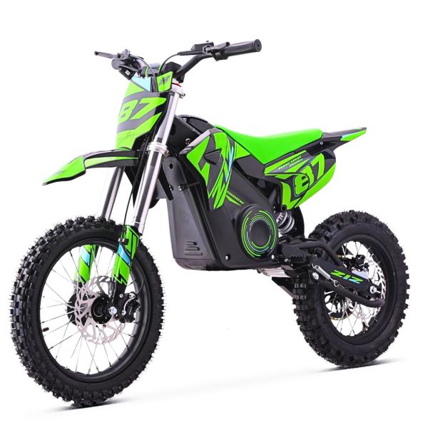 Mini Moto Cross Eléctrica 2000W 48V XL Verde