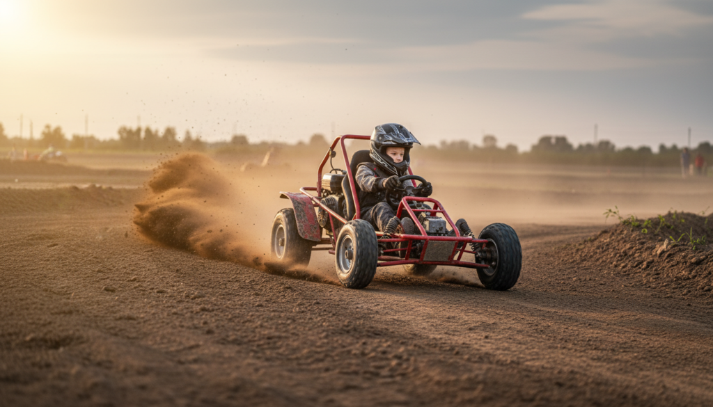 buggy gasolina circuitos cerrados niños