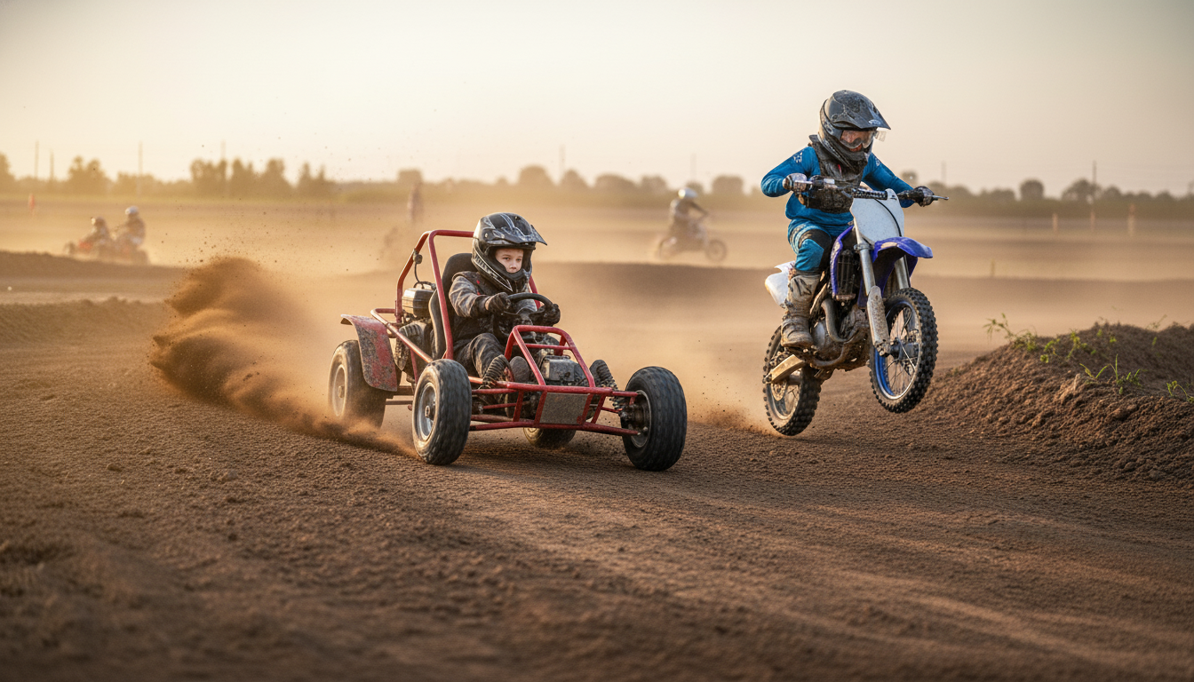 por donde pueden circular minimotos y buggies