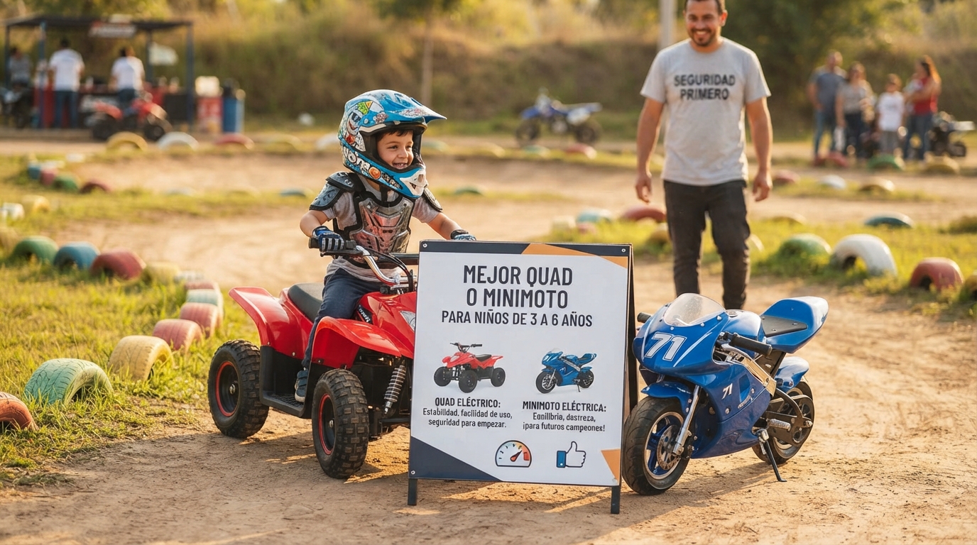 Mejor quad o minimoto para niños de 3 a 6 años
